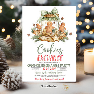 Invitación a intercambiar cookies de navidad de va