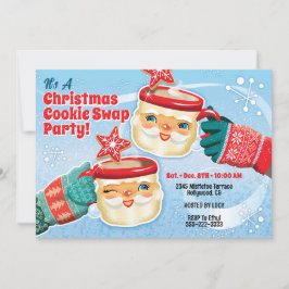 Invitación a intercambiar Navidades de Santa Mugs