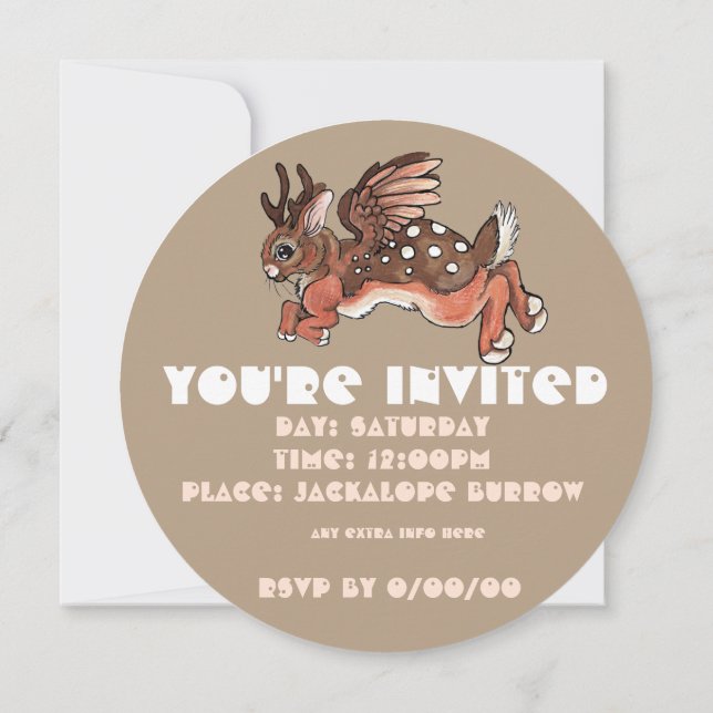 Invitación a Jackalope (Reverso)