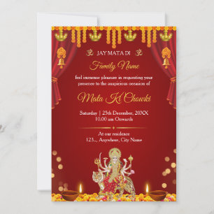 Invitación a Jay Mata Di Mata Ki Chowki
