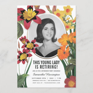 Invitación a jubilarse Foto antigua Botánica