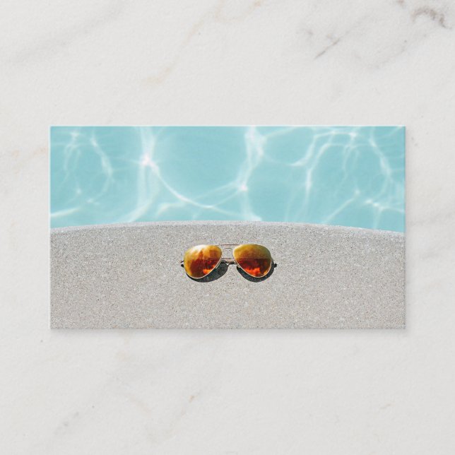 Invitación a juntar a los Fiestas de la piscina (Anverso)