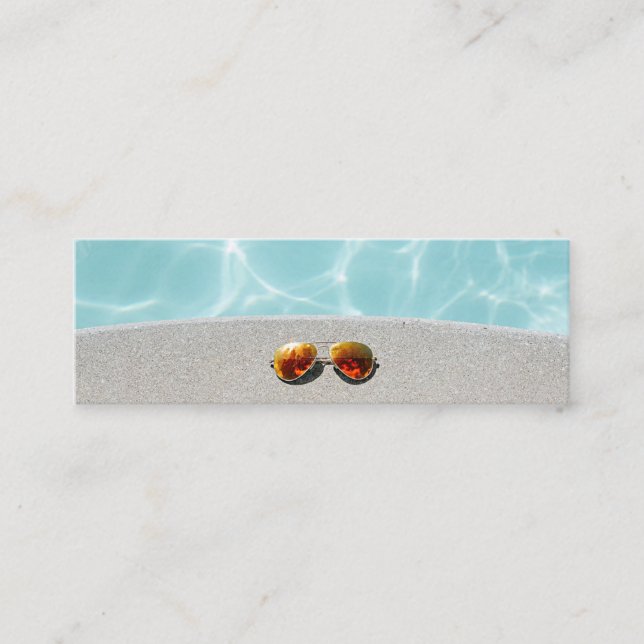 Invitación a juntar a los Fiestas de la piscina (Anverso)