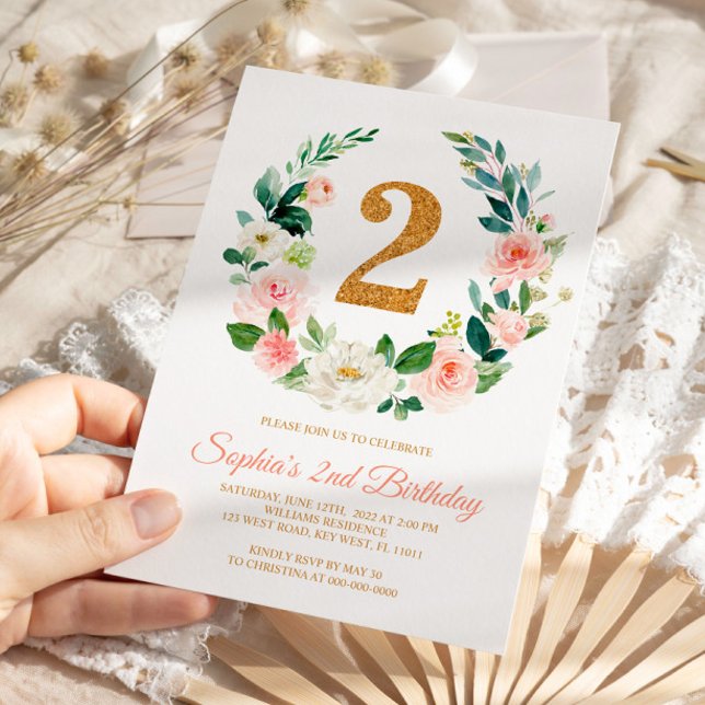 Invitación a la 2ª cumpleaños de la guerra floral  (Subido por el creador)