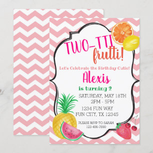 Invitación a la 2ª fiesta de cumpleaños de Dos Fru