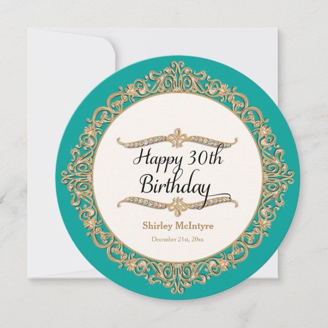 Invitación a la 30ª ronda de celebración de Fiesta (Anverso)