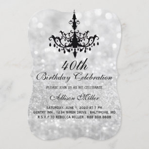Invitación a la 40ª fiesta de cumpleaños de la ara