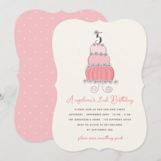 Invitación a la 5ª fiesta de cumpleaños de Chica d