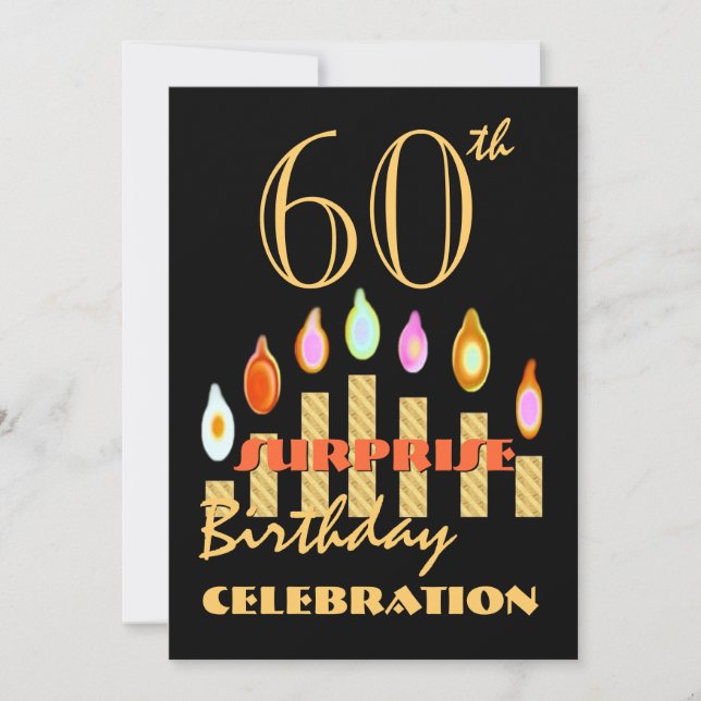 Invitación a la 60° fiesta de cumpleaños de SORPRE (Anverso)