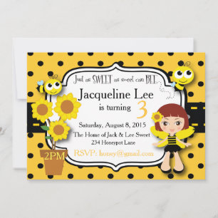 Invitación a la abeja de miel