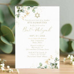 Invitación a la acuarela de Bat Mitzvah | Eucalypt<br><div class="desc">¿Quiere llevar la decoración de Bat Mitzvah al siguiente nivel? ¡Mira nuestra colección Eucalyptus Greenery Bat Mitzvah! Con su estética exuberante y natural,  crearás una celebración que recordar. Descubre consejos e ideas para incorporar estos impresionantes acentos en tu celebración de hoy! ✨</div>