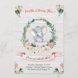 Invitación a la acuarela floral, bebe 3ª