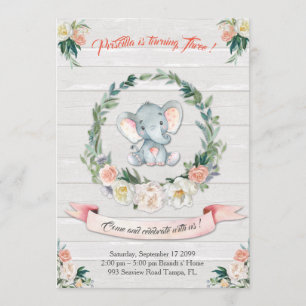 Invitación a la acuarela floral, bebe 3ª