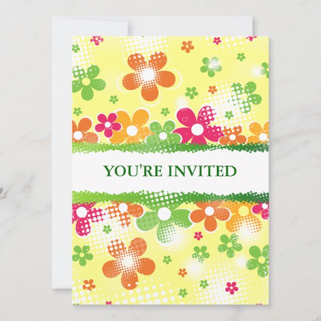 Invitación a la alimentación de las flores (Anverso)