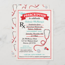 Invitación a la almohadilla de prescripción de gra