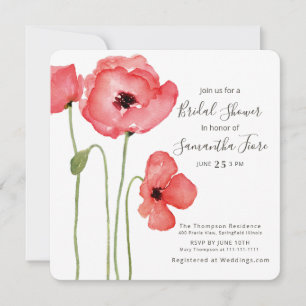 Invitación a la amapola