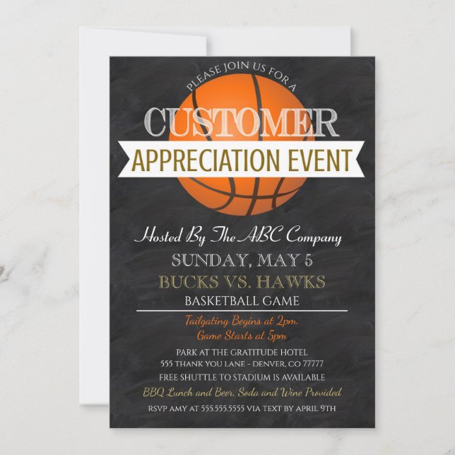 Invitación a la Apreciación del Cliente de Balonce (Anverso)