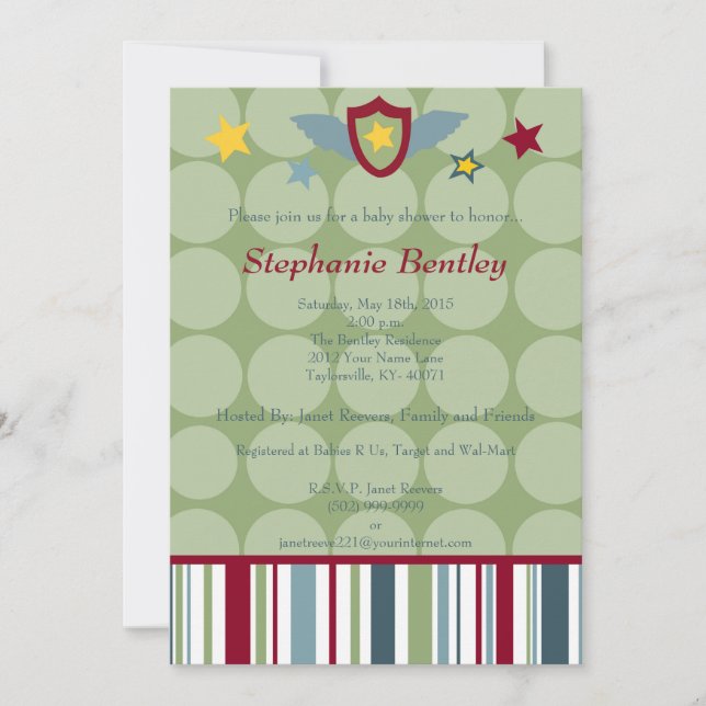 Invitación a la aviación de avión de Wings 5x7 (Anverso)