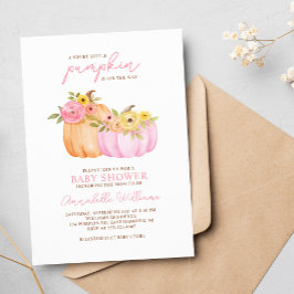 Invitación a la Baby Shower del pequeño Chica de c