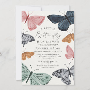 Invitación a la Baby Shower del pequeño Chica de m