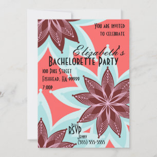 Invitación a la Bachelorette Flowers
