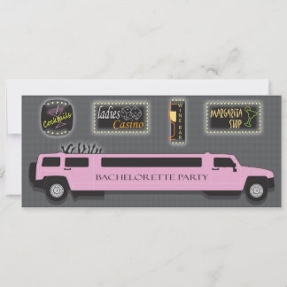 Invitación a la Bachelorette Party Night Out de lo