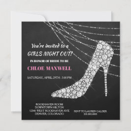Invitación a la Bachelorette Sparkly Stilleto