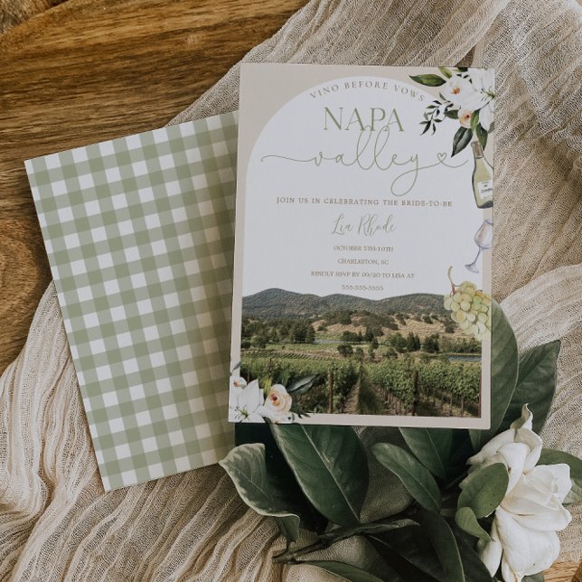 Invitación a la bachillerato de la bodega de Napa  (Subido por el creador)