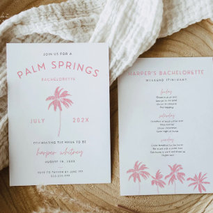 Invitación a la bachillerato de Palm Springs