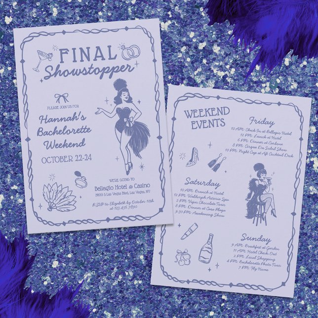 Invitación a la bachillerato de Showgirl Final Sho (Subido por el creador)