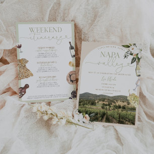 Invitación a la bachillerato en el valle de Napa