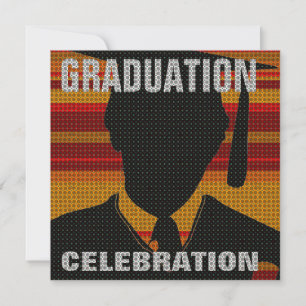 Invitación a la banda de graduación Cap & Gown Str