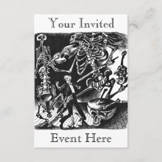 Invitación a la banda Skeleton