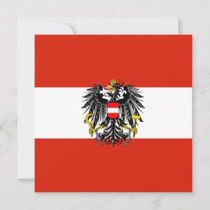 Invitación a la bandera de Austria