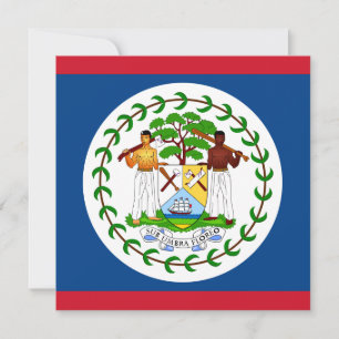 Invitación a la bandera de Belice