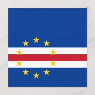 Invitación a la bandera de Cabo Verde