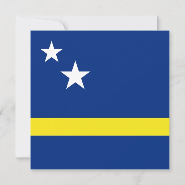 Invitación a la bandera de Curazao (Anverso)