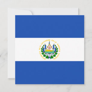 Invitación a la bandera de El Salvador