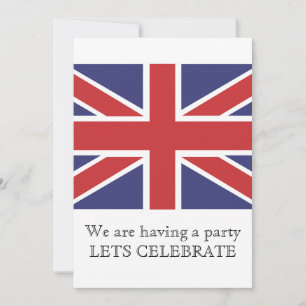 Invitación a la bandera de la bandera de la unión