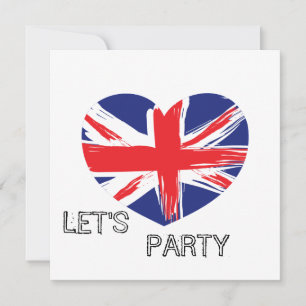 Invitación a la bandera de la unión cardiaca