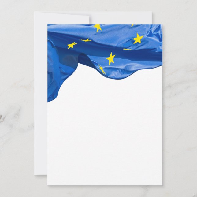 Invitación a la bandera europea (Anverso)