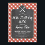 Invitación a la barbacoa Red Gingham Chalk del par<br><div class="desc">PERFECTO PARA CUALQUIER EDAD

Personalice la plantilla para crear su invitación perfecta Vea nuestra tienda Zazzle para nuestra selección completa de diseños:https://www.zazzle.co.uk/neonblooms?rf=238213803558726188</div>