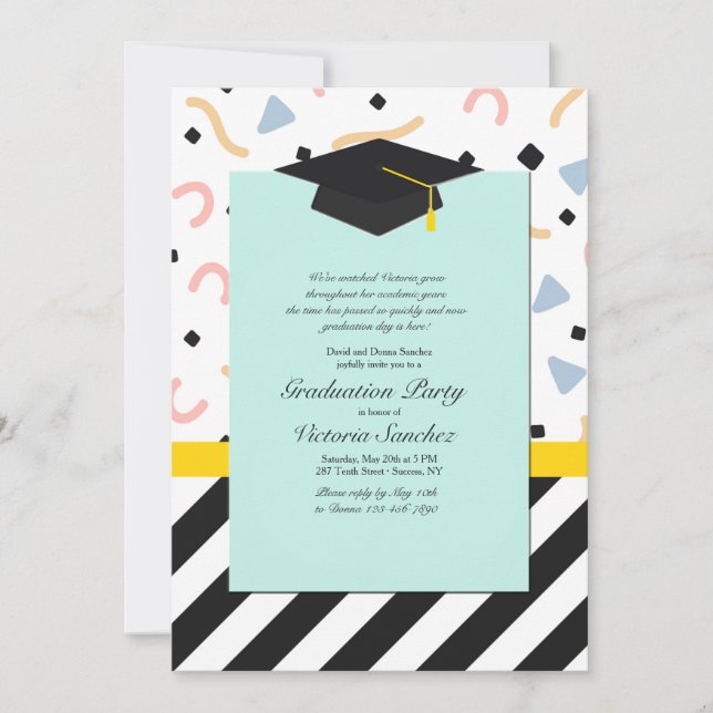 Invitación a la barra de graduación (Anverso)