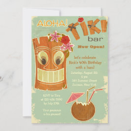 Invitación a la barra Tiki