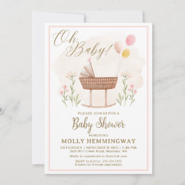 Invitación a la bebé de Baby Shower