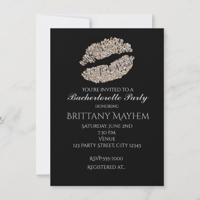 Invitación a la Belleza de Beso de Plata Gold Shim (Anverso)