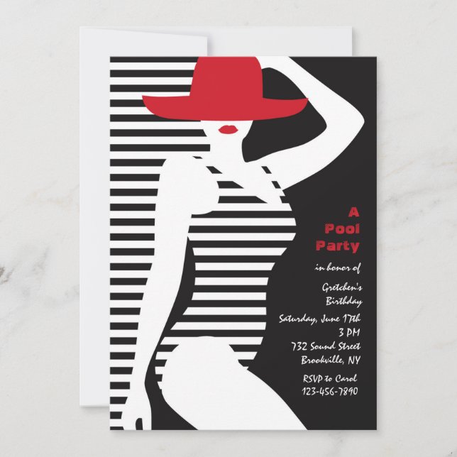 Invitación a la belleza del baño (Anverso)