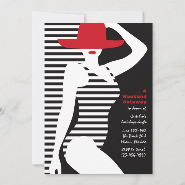Invitación a la belleza del baño (Anverso)