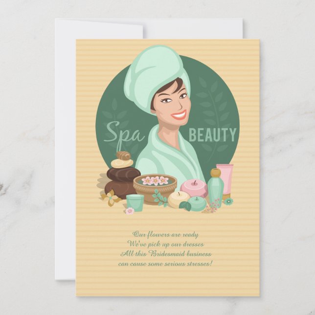 Invitación a la belleza del spa (Anverso)