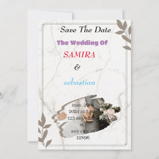 Invitación a la boda